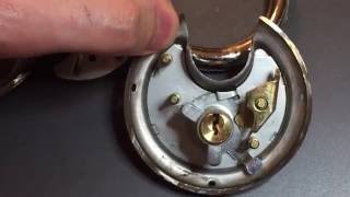 [170] Mr. No DE70 (Dual Bible!) Disc Padlock Picked and Gutted