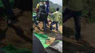 preview picture of video 'Paragliding At bhimtal'