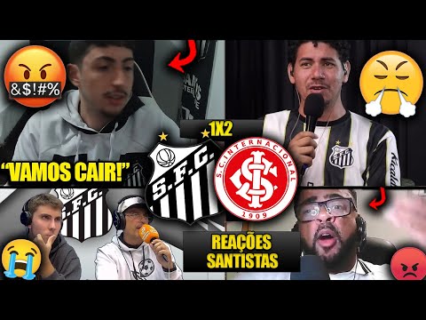 REAÇÕES dos SANTISTAS FURIOSOS com a DERROTA - SANTOS 1X2 INTERNACIONAL [REACT BRASILEIRÃO 2025]