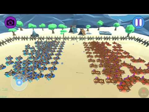 100 Catapult VS 100 Ballista - Epic Battle Simulator (EBS)