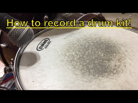 How I mic my drum kit (beginners guide to drum mic techniques)