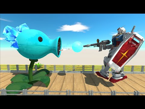 Gundam RX-78 VS Snow Pea Oasis Death Run - ARBS