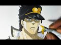 How To Draw Jotaro Kujo Easy JoJo S Bizarre Adventure ジョジョの奇妙な冒険