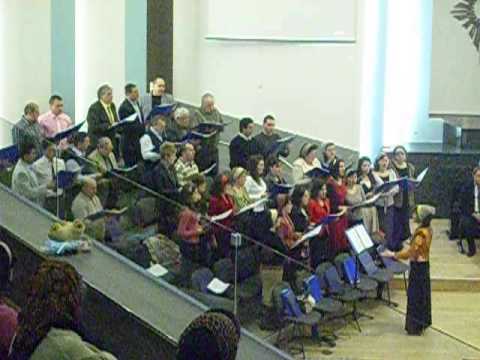 Din cer Isus veni, în locul meu suferi. Corul Bisericii baptiste Ghetsimani din Caransebeş.