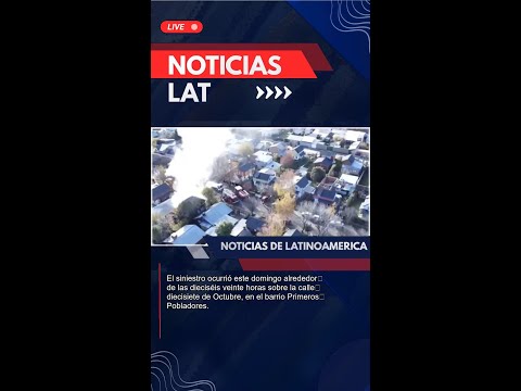 Tragedia en Junín de los Andes: Incendio fatal #shorts #neuquen #policiales