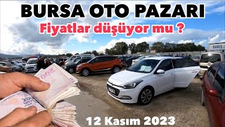FiYATLAR DÜŞÜYOR MU ? BURSA OTO PAZARI İKİNCİ EL OTOMOBİL FİYATLARI / 