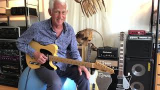 Video thumbnail for Bob plays an ESP Navigator Telecaster '52 reissue by The Guitar Show