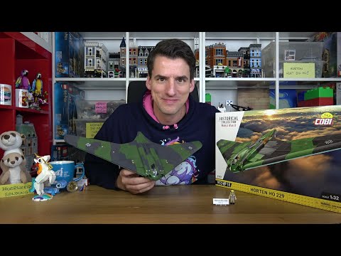 Richtig schön, top Teile, aber viel zu teuer ohne Sockel! Cobi® 5757 Horten Ho 229