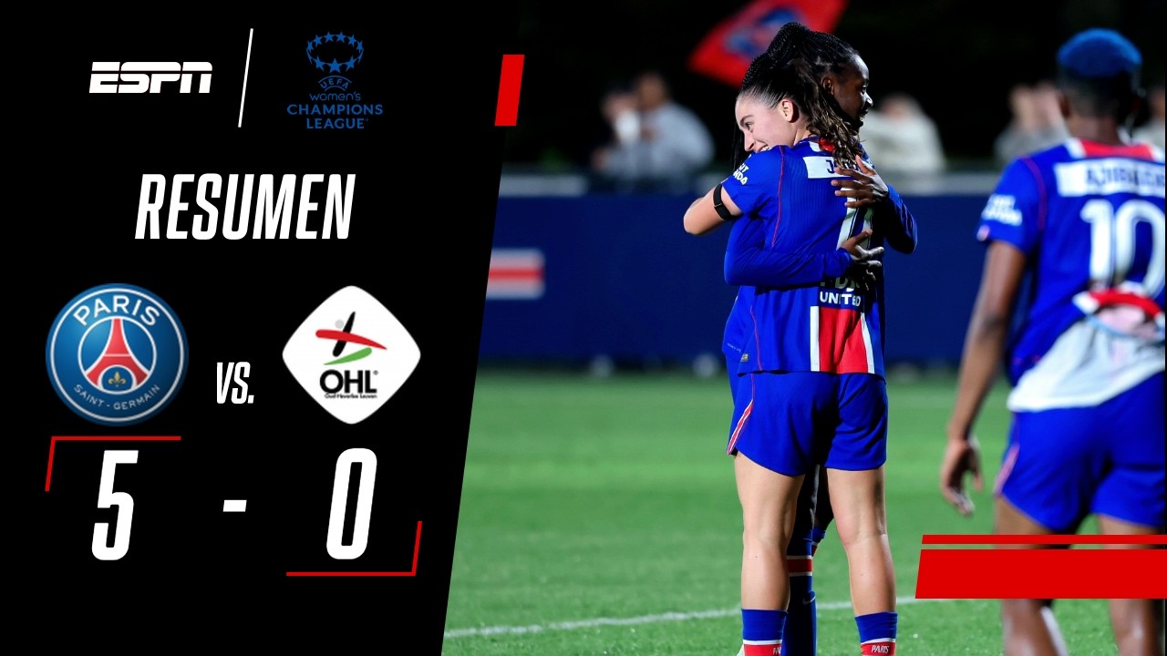 DOBLETE DE NAOMIE FELLER PARA LA GOLEADA DEL PSG ANTE EL OHL | PSG W 5-0 OHL W | RESUMEN