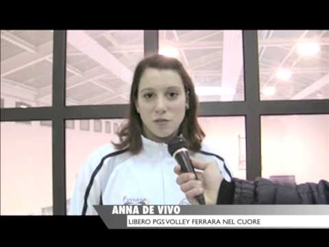 Telestense intervista ad Anna De Vivo libero PGS Ferrara nel cuore