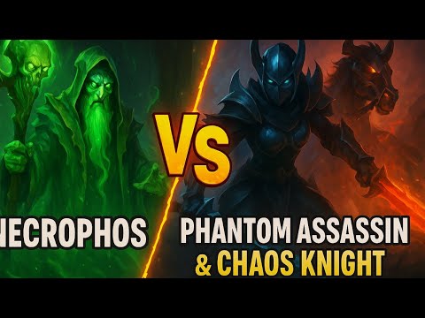 Necrophos vs Phantom Assassin & Chaos Knight – Unbelievable Comeback! | Dota 2 Epic Fight