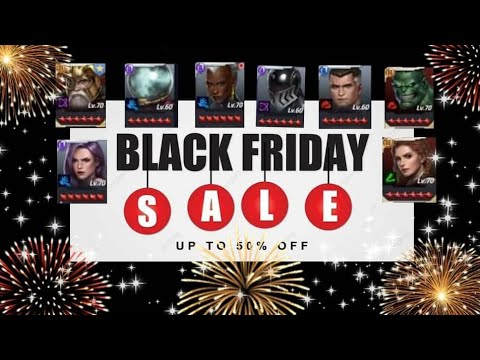 My Uniform List For Black Friday 2020 - marvel future fight