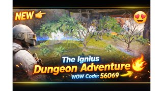The Ignius Dungeon Adventure 😱🔥 | BGMI WOW Mode Gameplay | WOW Code 56069 #bgmi #wowmode 