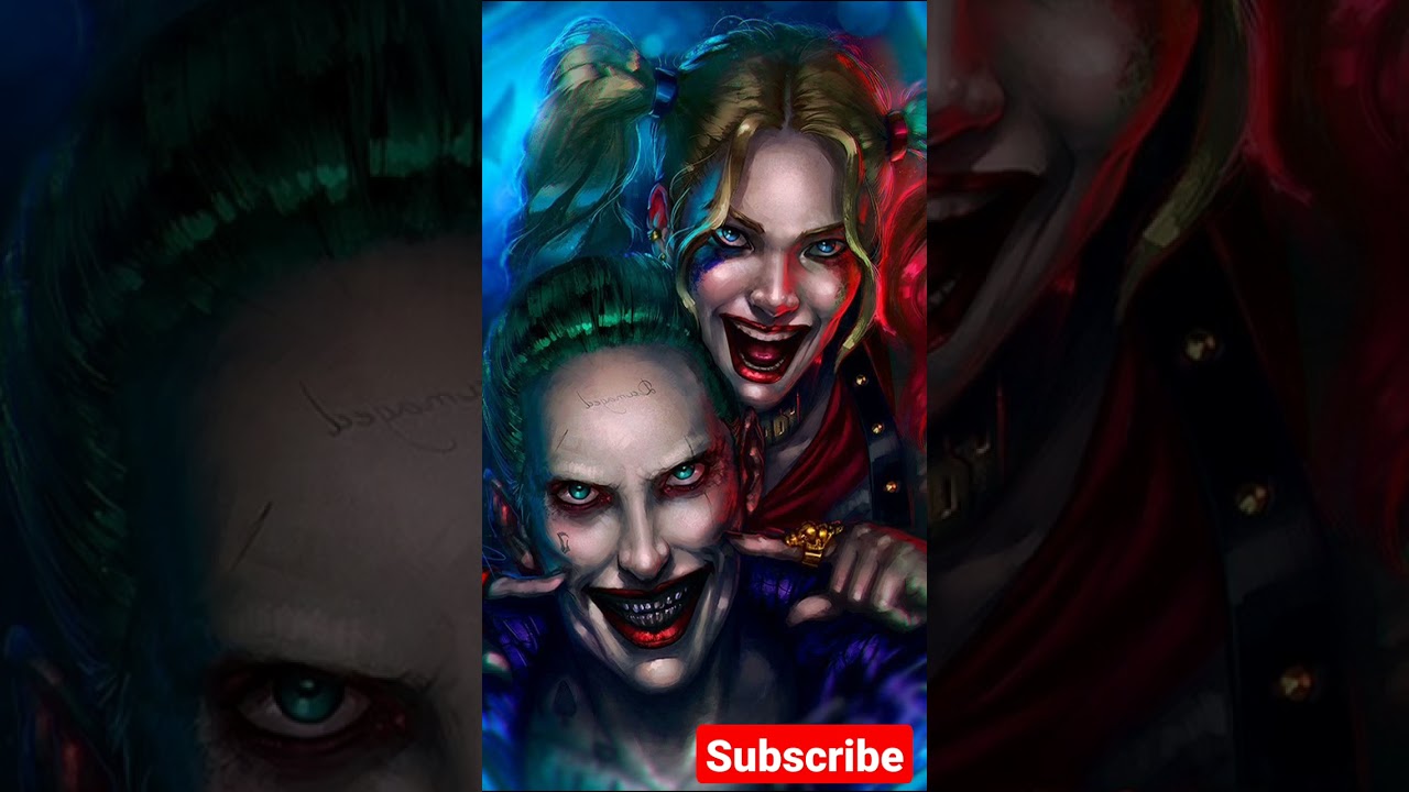 Joker and Harley Quinn - Wallpaper #Shorts