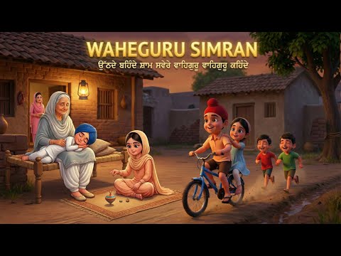 Waheguru Simran Uthde Behnde Shaam Savere | ਵਾਹਿਗੁਰੂ वाहेगुरु  Japnoor Gurbani