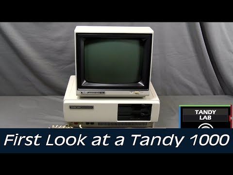 Tandy 1000 First Look - Radio Shack's First IBM Compatible or “What the IBM PCjr Should Have Been”