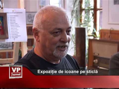 Expoziție de icoane pe sticlă