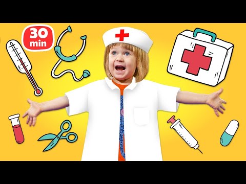 Bianca joue au docteur. Qui est malade? Vidéos en français pour enfants.