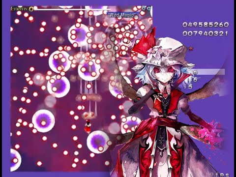 Remilia Scarlet's Fight From Touhou 6: EoSD With "Waltz of the Scarlet Devil" From Touhouvania