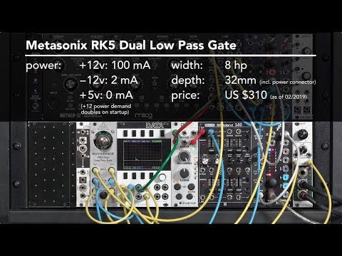 Metasonix RK5 Dual Low Pass Gate (LMS EE)