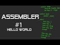 Assembler #1 Hello-World zur Maschinensprache