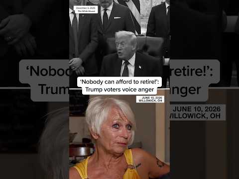 'Nobody can afford to retire!?': Trump voters voice anger