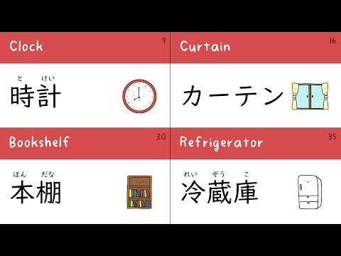 40 House Vocabulary & Phrases in Japanese