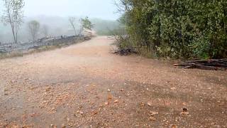 preview picture of video 'Chuva de granizo no são caetano municipio de várzea alegre ce'