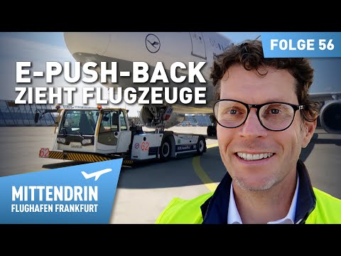 Mit E-Schlepper übers Vorfeld des Frankfurter Flughafen | Mittendrin - Flughafen Frankfurt 56