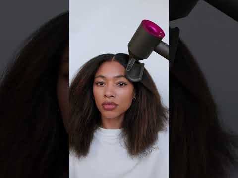 Dyson Suspersonic blowout on natural hair