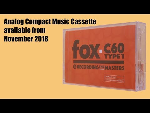 Compact Cassette RecordingTheMasters FOX C-60 (visual demonstration only) ⁴ᴷ