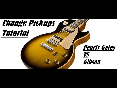 Tutorial Install New Pickups On a Les Paul (Pearly Gates vs Gibson)