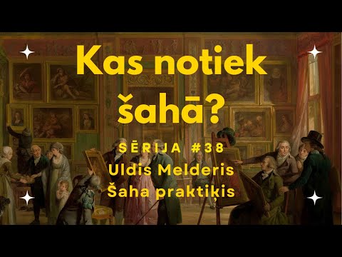 Kas notiek šahā? | Sērija #38 Uldis Melderis. Šaha praktiķis.