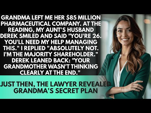 My Grandma Left Me Her $85M Pharmaceutical Company, But My Aunt's Husband Took Control, Then...