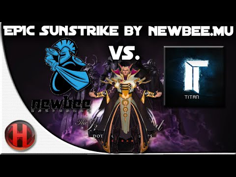 Dota 2 - #TI4 EPIC Sunstrike by Newbee.Mu vs Titan