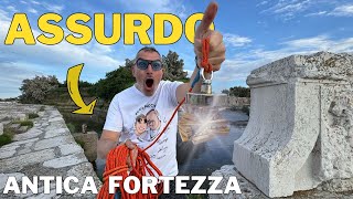 TORNIAMO a PESCARE con il MAGNETE e troviamo cose Incredibili nella FORTEZZA MILITARE Magnet Fishing