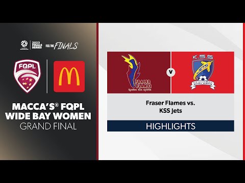 Macca's® FQPL Wide Bay Women Grand Final - Fraser Flames vs. KSS Jets Highlights