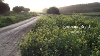 preview picture of video 'Emmaus Road  in Israel　エマオの風景（早朝）'