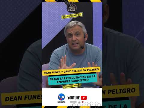 DEAN FUNES Y CRUZ DEL EJE EN PELIGRO   BAJAN LAS FRECUENCIAS DE LA EMPRESA SARMIENTO