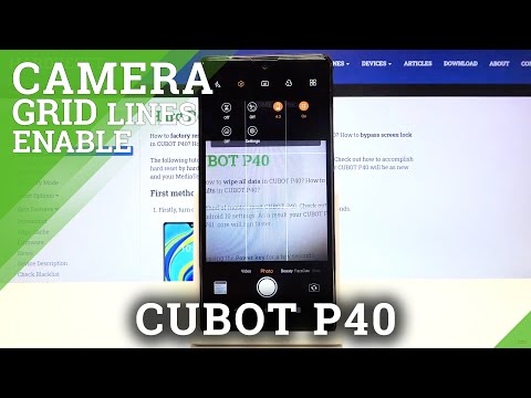 How to Activate Camera Gridlines in CUBOT P40 – Camera Grid