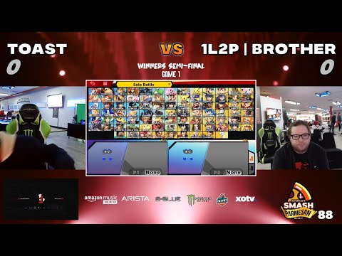 Toast vs 1L2P  Brother - Smash Ultimate Singles Winners Semifinals Smash Parmesan 88 - Young Link vs