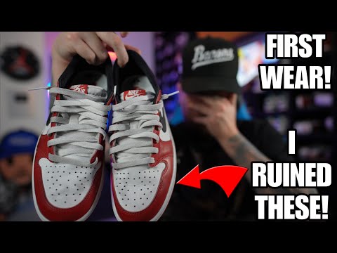 I COMPLETELY RUINED MY JORDAN 1 LOW “CHICAGO” AFTER ONE WEAR! WATCH BEFORE YOU BUY! DON’T DO THIS!