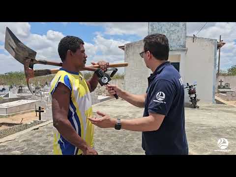 O coveiro Marcelo de Boa Saúde 