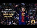 Lionel Messi's scientifically Impossible Goal | Magical Messi | Sports Baba