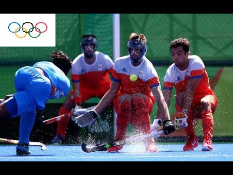 Field hockey penalty corner DefenceㅣIndia And Great Britain!