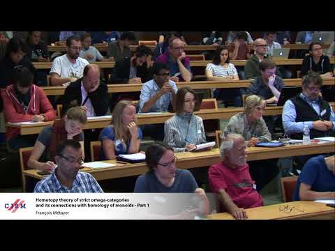 François Métayer: Homotopy theory of strict omega-categories and its connections with...Part 1