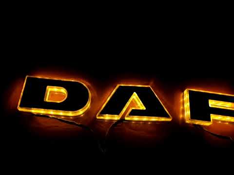 Led буквы для DAF XF 105 Цвет желтый - фото 1 - id-p1850024918