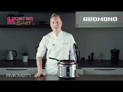 Мультиварка REDMOND RMK-M271 черный-серый - Видео