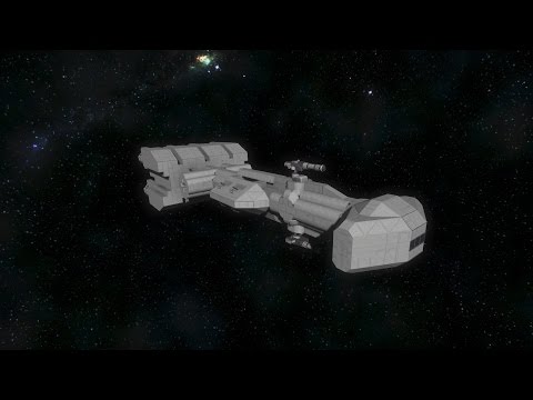 Space Engineers - Building the CR-90 Hull (Work in Progress)