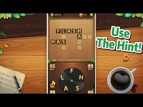 Word Games Music - Crossword Video